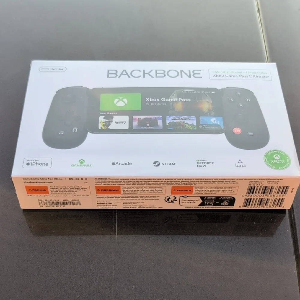 Black Handheld Gaming Console with Mobile Integration